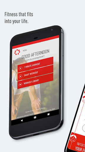 J&J Official 7 Minute Workout - Image screenshot of android app