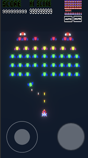 Galaxiga Retro Arcade Action - Gameplay image of android game