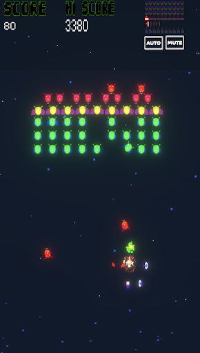 Galaxiga Retro Arcade Action - Gameplay image of android game