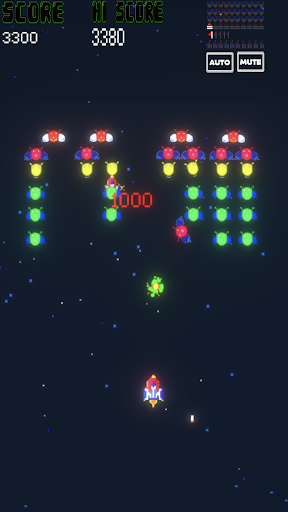 Galaxiga Retro Arcade Shooter - Gameplay image of android game