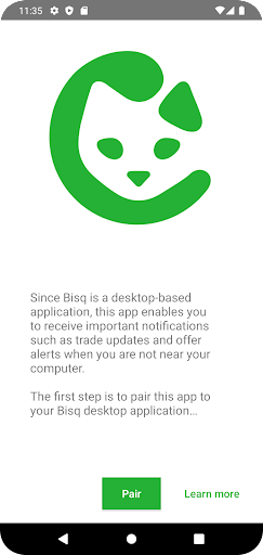 Bisq Notifications - Image screenshot of android app