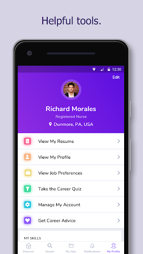 Monster Job Search - عکس برنامه موبایلی اندروید