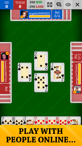 Spades Online: Trickster Cards - Gameplay image of android game