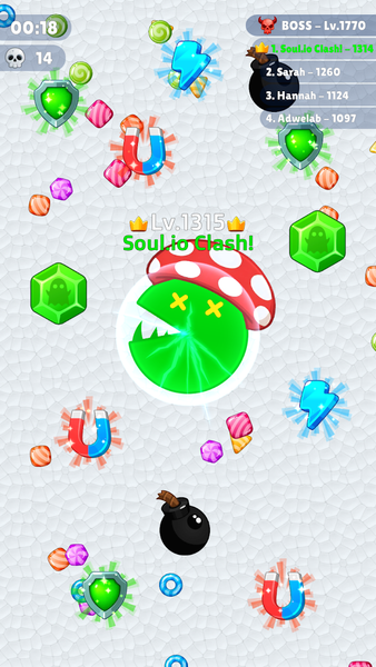 Soul.io Clash! - Gameplay image of android game