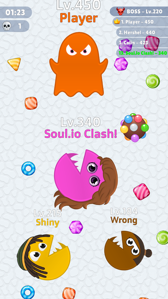 Soul.io Clash! - Gameplay image of android game