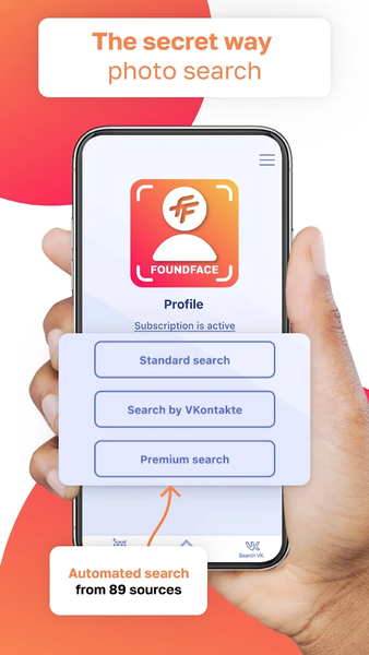FoundFace – Search by photo - عکس برنامه موبایلی اندروید
