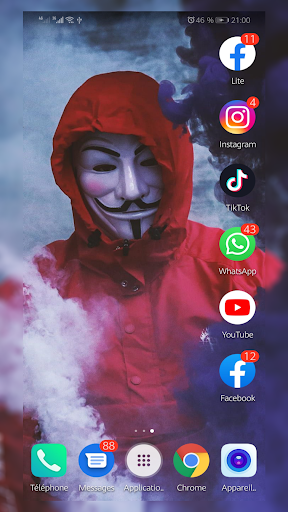 anonymous mask facebook cover hd