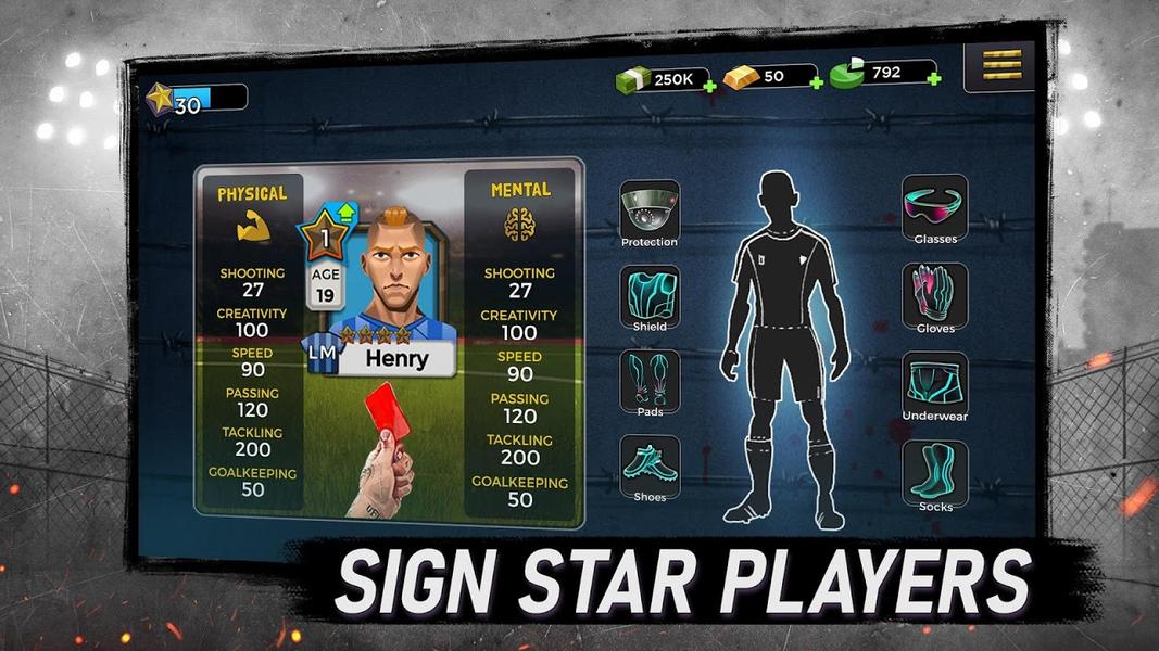 پشت صحنهٔ مدیریت فوتبال - عکس بازی موبایلی اندروید