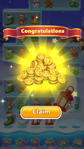 Jolly Santa Match - Gameplay image of android game