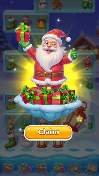 Jolly Santa Match - Gameplay image of android game
