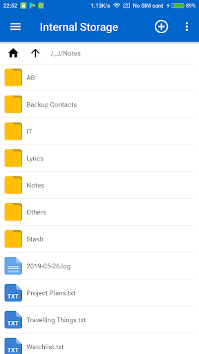 Just Notepad - w/ File Browser - Image screenshot of android app