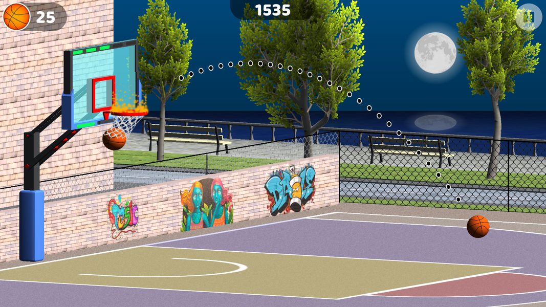 Basketball: Shooting Hoops - Image screenshot of android app