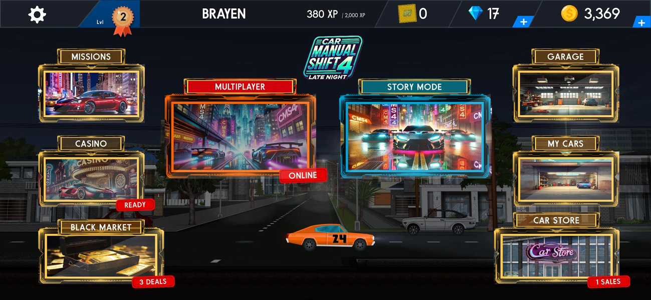 Car Manual Shift ۴ - عکس بازی موبایلی اندروید