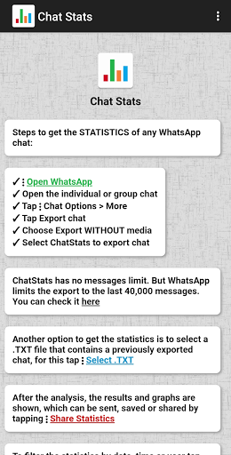 Chat Stats for WhatsApp - Image screenshot of android app