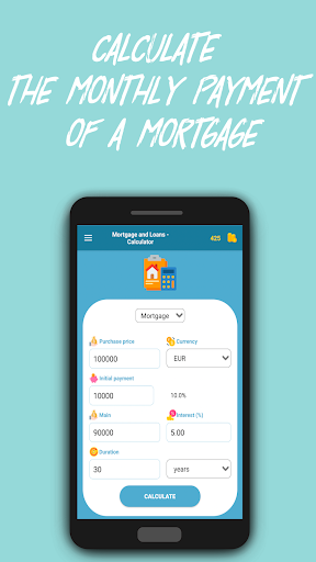 Mortgage and Loans - Calculate - عکس برنامه موبایلی اندروید