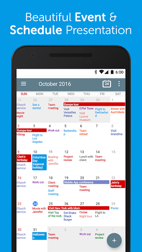 Calendar+ Schedule Planner - عکس برنامه موبایلی اندروید