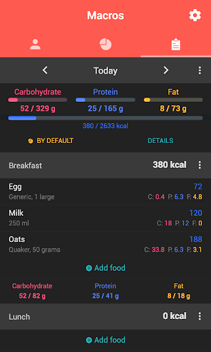 Macros - Calorie Counter - Image screenshot of android app