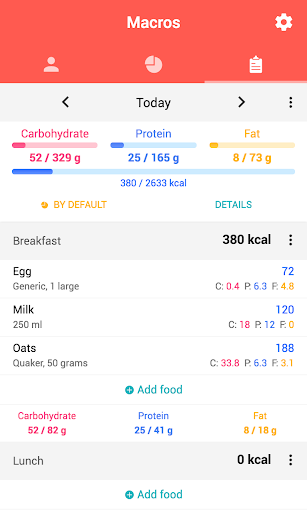 Macros - Calorie Counter - Image screenshot of android app