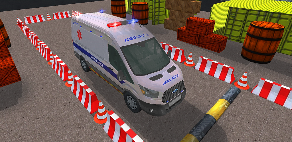 Ambulance Parking Game 3d - عکس بازی موبایلی اندروید