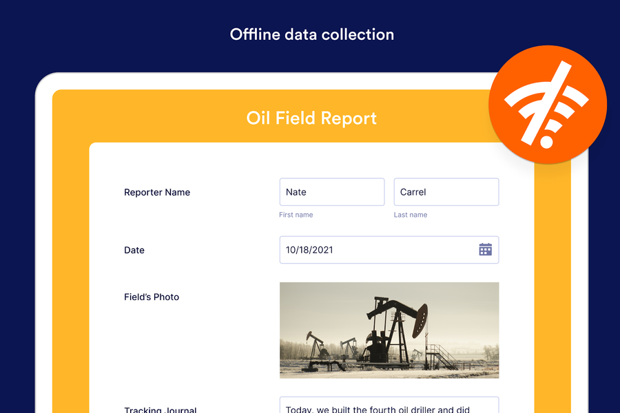 Jotform Enterprise Mobile - Image screenshot of android app
