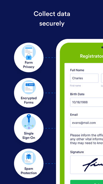 Jotform Enterprise Mobile - Image screenshot of android app