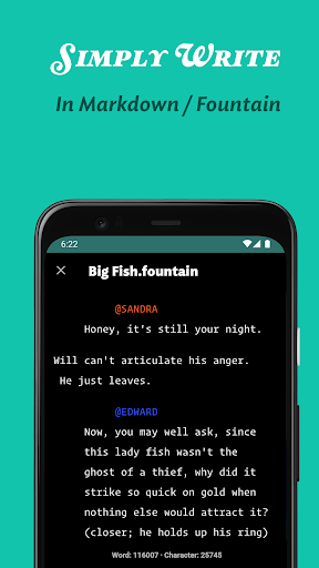 JotterPad - Writer, Screenplay - عکس برنامه موبایلی اندروید