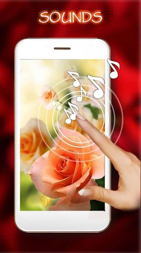 Roses Hearts HD Live Wallpaper - Image screenshot of android app