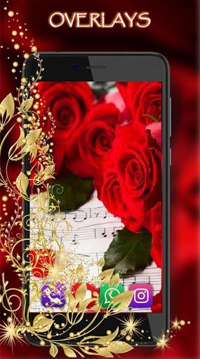 Roses Hearts HD Live Wallpaper - Image screenshot of android app