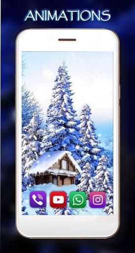 Winter Snow Falling - Image screenshot of android app