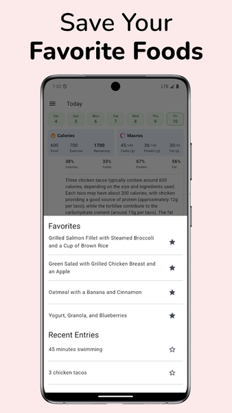 Journable: AI Calorie Counter - عکس برنامه موبایلی اندروید