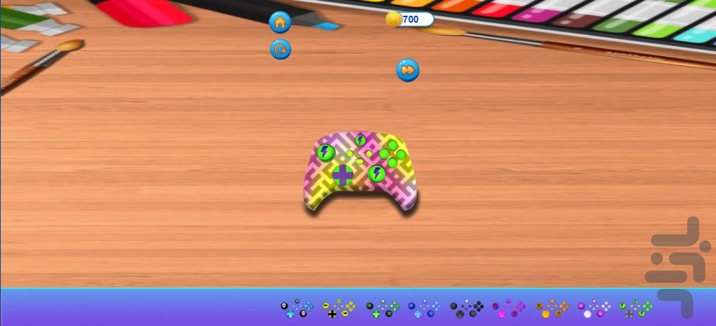 بازی طراحی دسته بازی - عکس بازی موبایلی اندروید