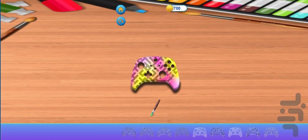 بازی طراحی دسته بازی - عکس بازی موبایلی اندروید