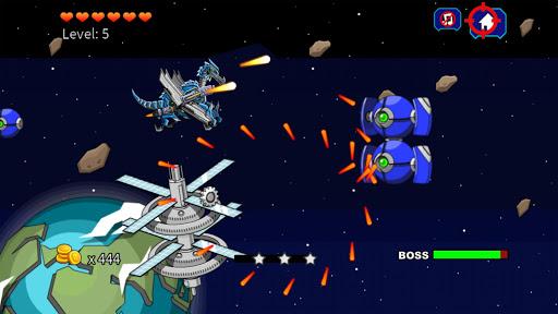 Black Pterosaur Robot Toy War - Gameplay image of android game