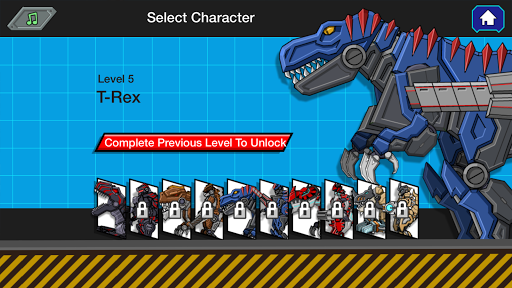 Robot Dino T-Rex Attack - Gameplay image of android game