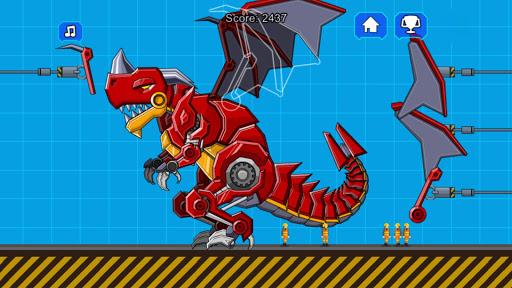 Robot Terminator Fire Dragon - Gameplay image of android game