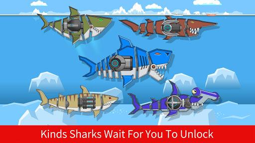 Robot Gun Shark Double Attack - Image screenshot of android app