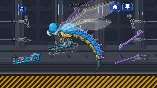 Robot Jurassic Dragonfly - Gameplay image of android game