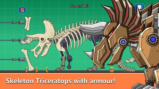 Triceratops Dino Fossil Robot - Gameplay image of android game
