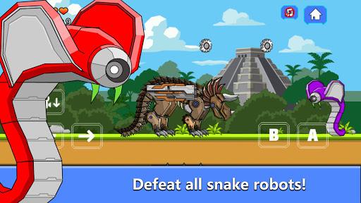 Triceratops Dino Fossil Robot - Gameplay image of android game