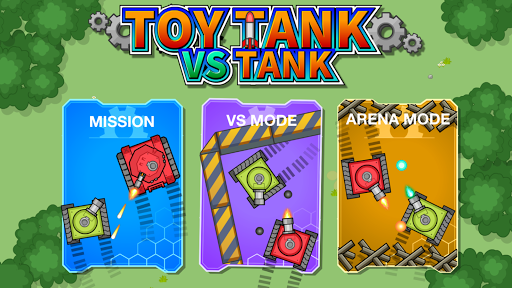 Toy Tank VS Tank 2 Player - Gameplay image of android game