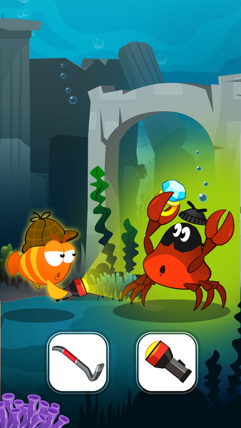 Fish Story: Save the Lover - Gameplay image of android game