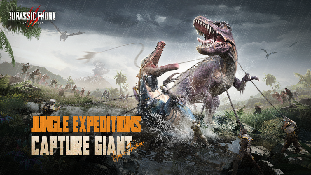 Jurassic Front: Exploration - Gameplay image of android game