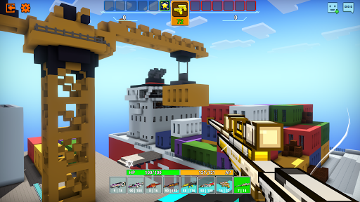 Cops N Robbers:Pixel Craft Gun - Gameplay image of android game