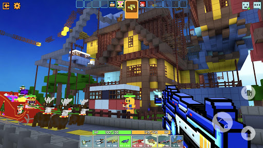 Cops N Robbers:Pixel Craft Gun - Gameplay image of android game