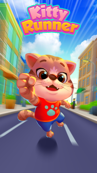 Talking Kitty Runner: Pet Run - عکس بازی موبایلی اندروید