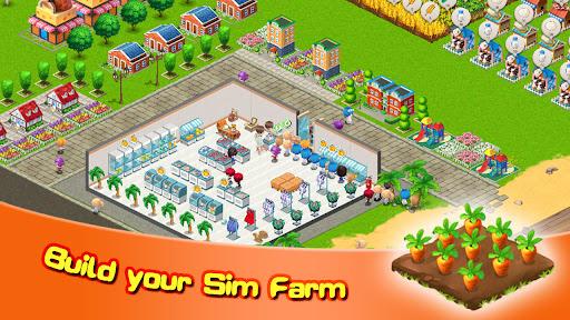 Sim Farm - Build Farm Town - Gameplay image of android game