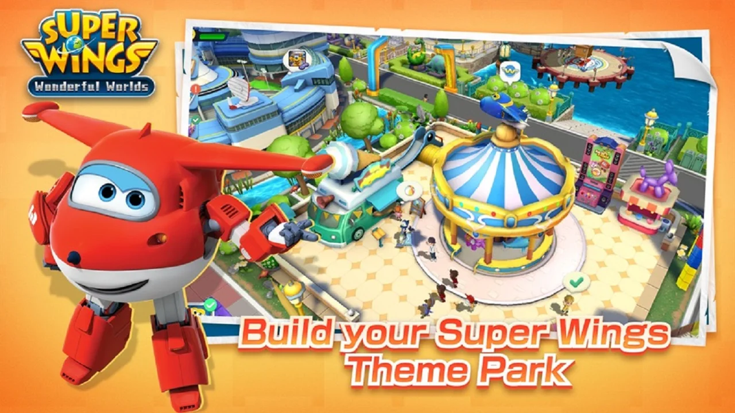 Super Wings Wonderful Worlds - Gameplay image of android game