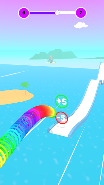 Slinky Fly! - Gameplay image of android game