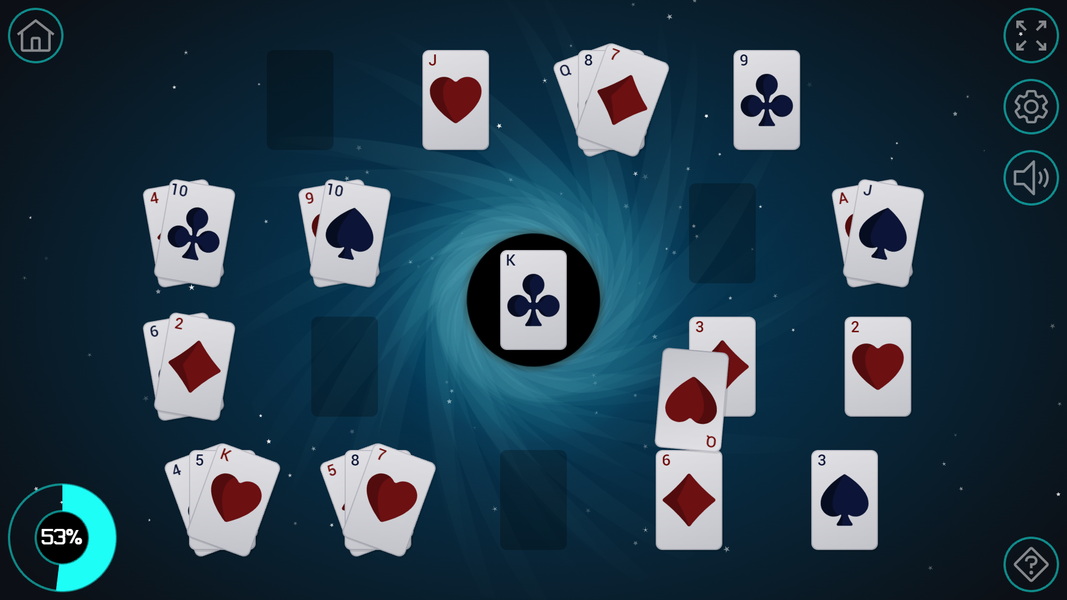 Black Hole Solitaire - Gameplay image of android game