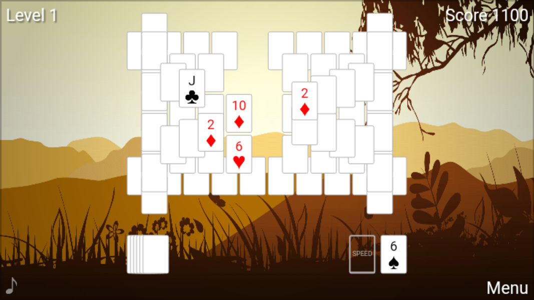 6 Peaks Solitaire - Image screenshot of android app